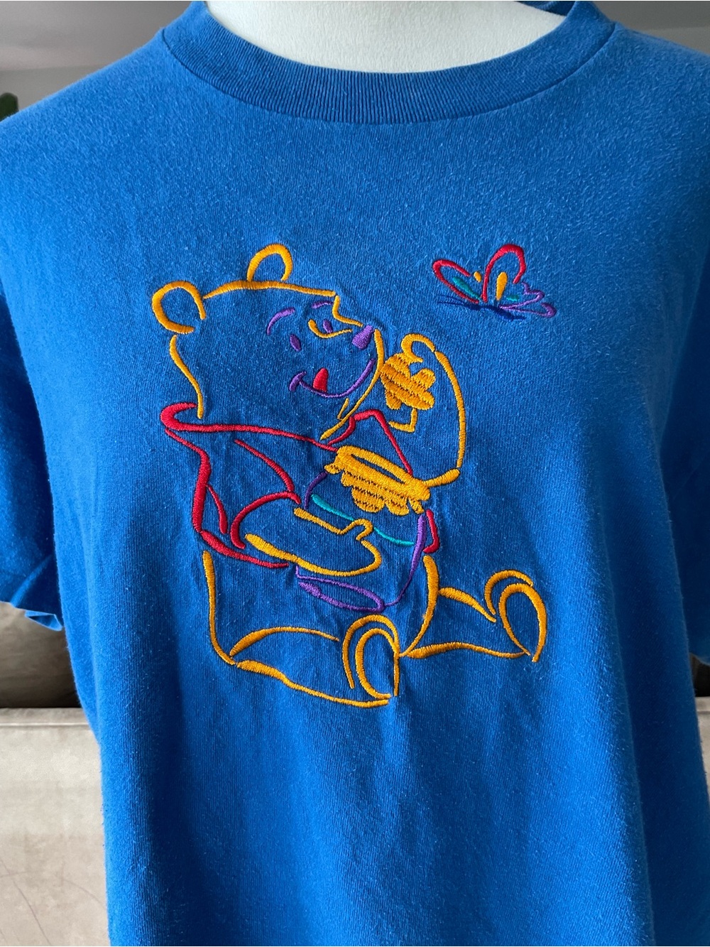 🍯Vintage 90s The Disney Store Winnie the Pooh Embroidered T-Shirt
